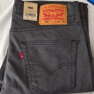 Levi's Men's Charcoal Slim Jeans